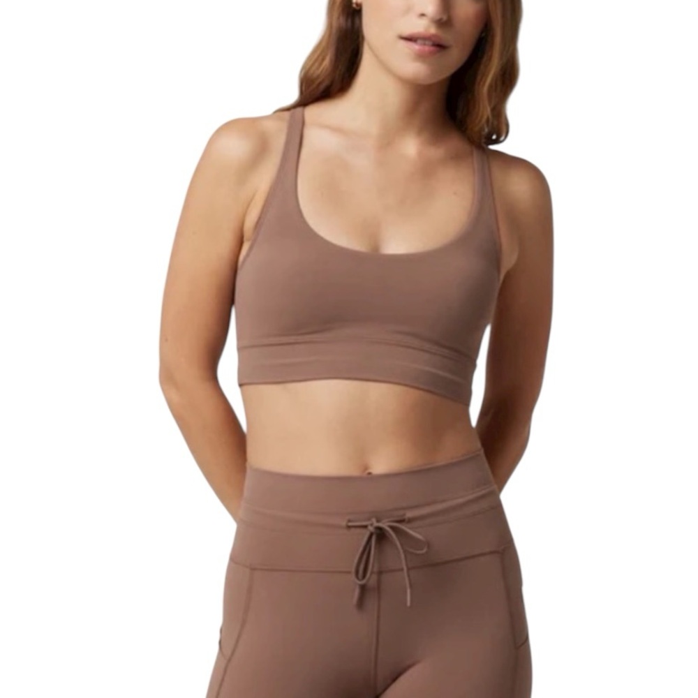 Vuori Yosemite Longline Bra, Clove, Sz. S